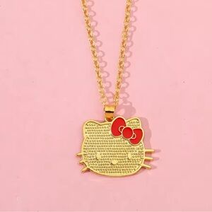 Gold Filled Hello Kitty Necklace